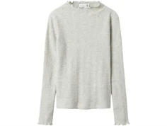 Name It top lys grå meleret